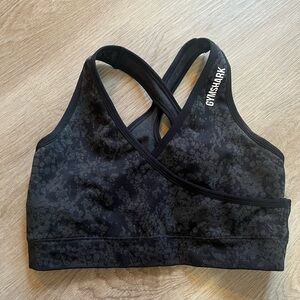 Gymshark Animal Black Sports bra